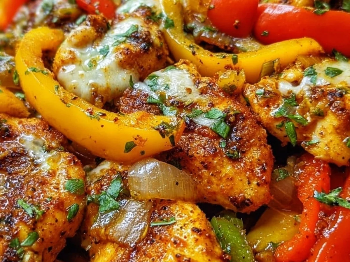 Flavorful Cajun Chicken with Sweet Bell Peppers - Featured Image