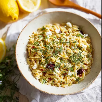 Flavorful Greek Orzo Pasta Recipe: A Tangy Weeknight Delight