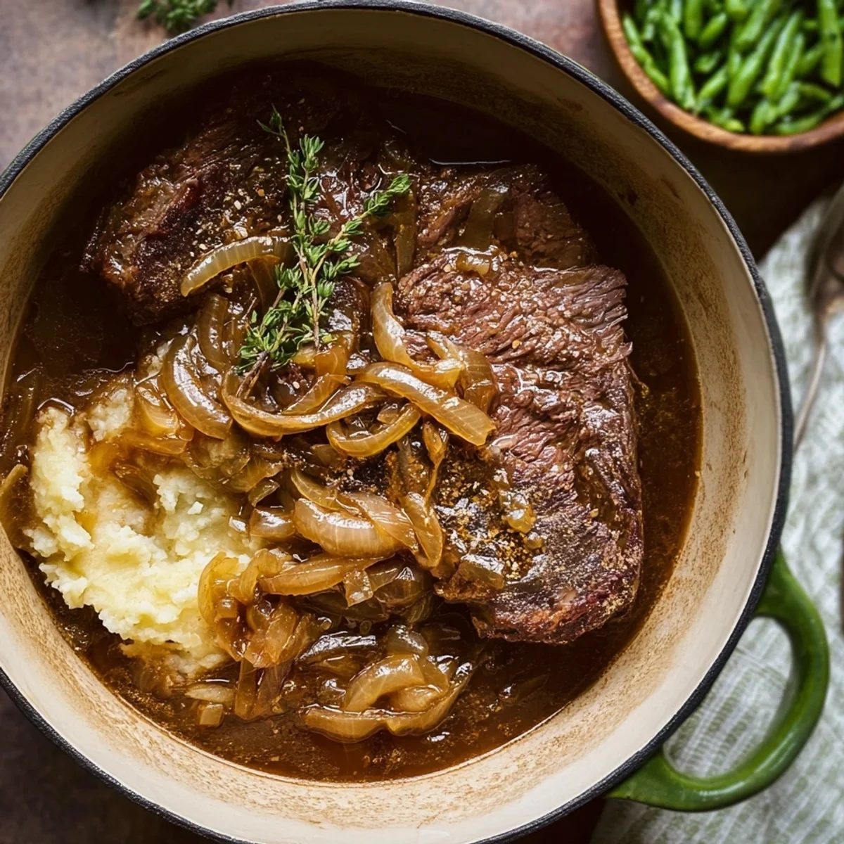 French Onion Pot Roast: Slow Cooker & Dutch Oven Recipe
