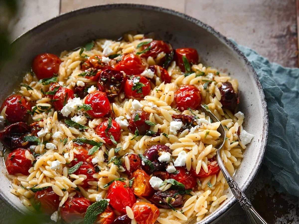 Fresh Orzo with Tomatoes and Feta: A Speedy Weeknight Dish - Featured Image