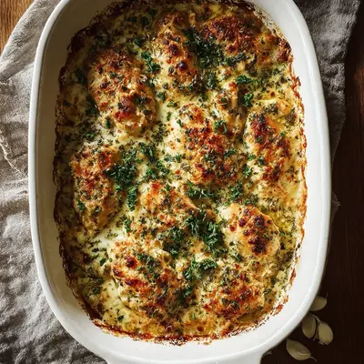 Garlic Parmesan Chicken Bake Easy One-Pan Recipe