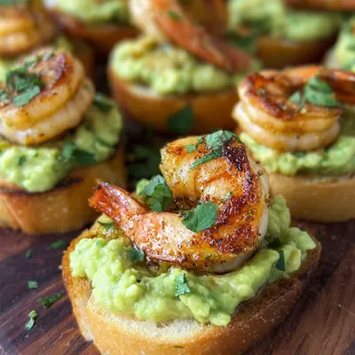 Garlic Shrimp & Avocado Crostini: Quick Bites for Gatherings
