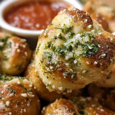 Golden Garlic Knots with Rich Garlic Butter Sauce