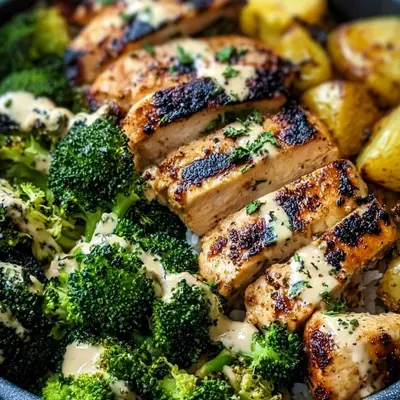 Grilled Chicken & Broccoli Dinner Bowls
