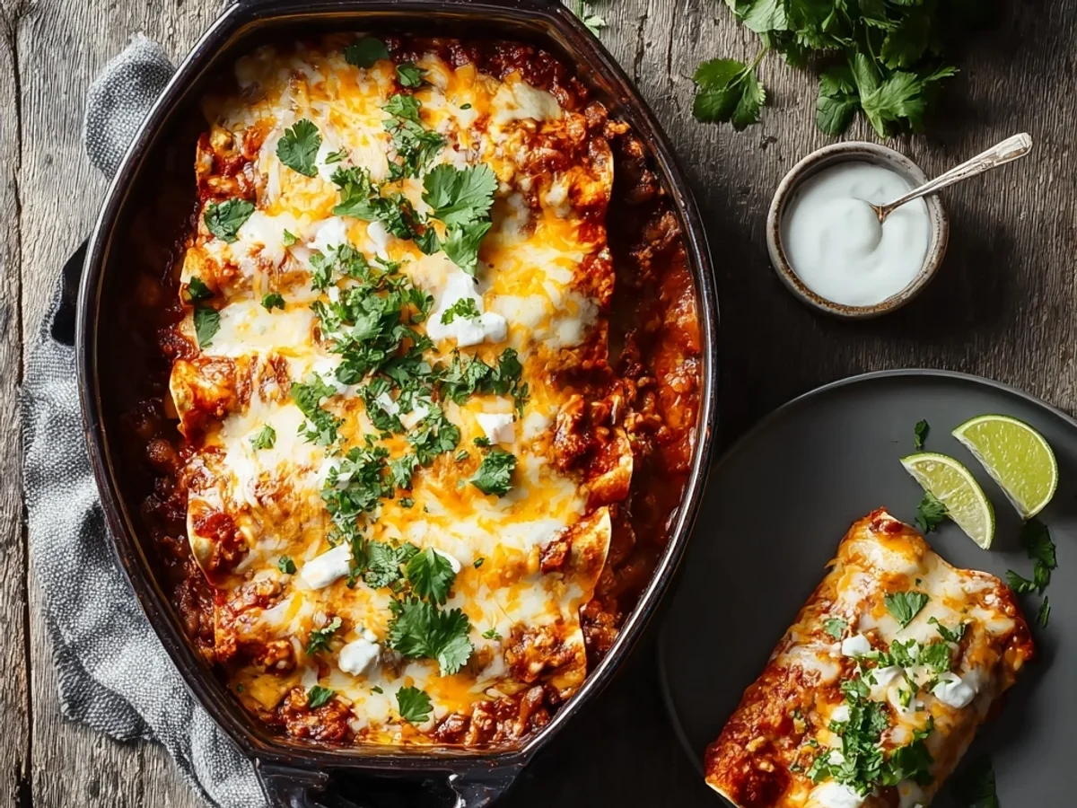 Ground Beef Enchiladas: A Hearty Weeknight Meal - Featured Image