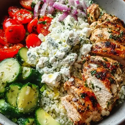 Healthy Greek Chicken Bowls for Meal Prep
