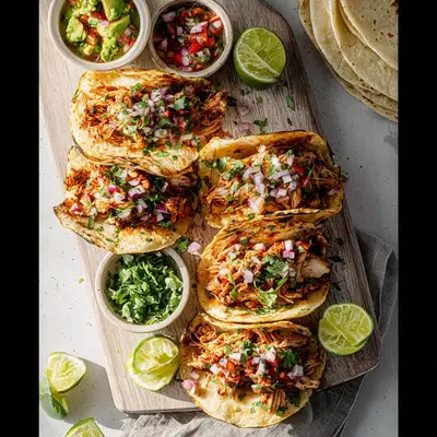 Healthy Slow Cooker Shredded Chicken Tacos: Light & Easy