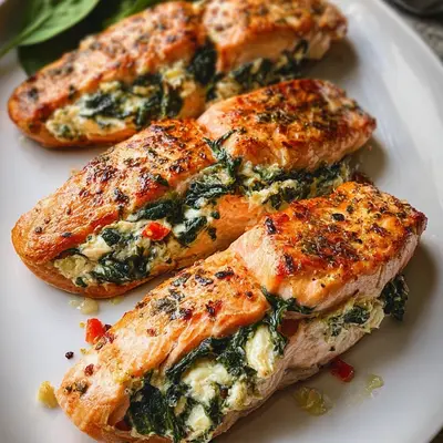 Healthy Stuffed Salmon: Spinach & Feta in 30 Min!