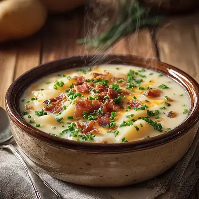 Hearty Cheesy Crock Pot Potato Soup: Slow Cooker Comfort