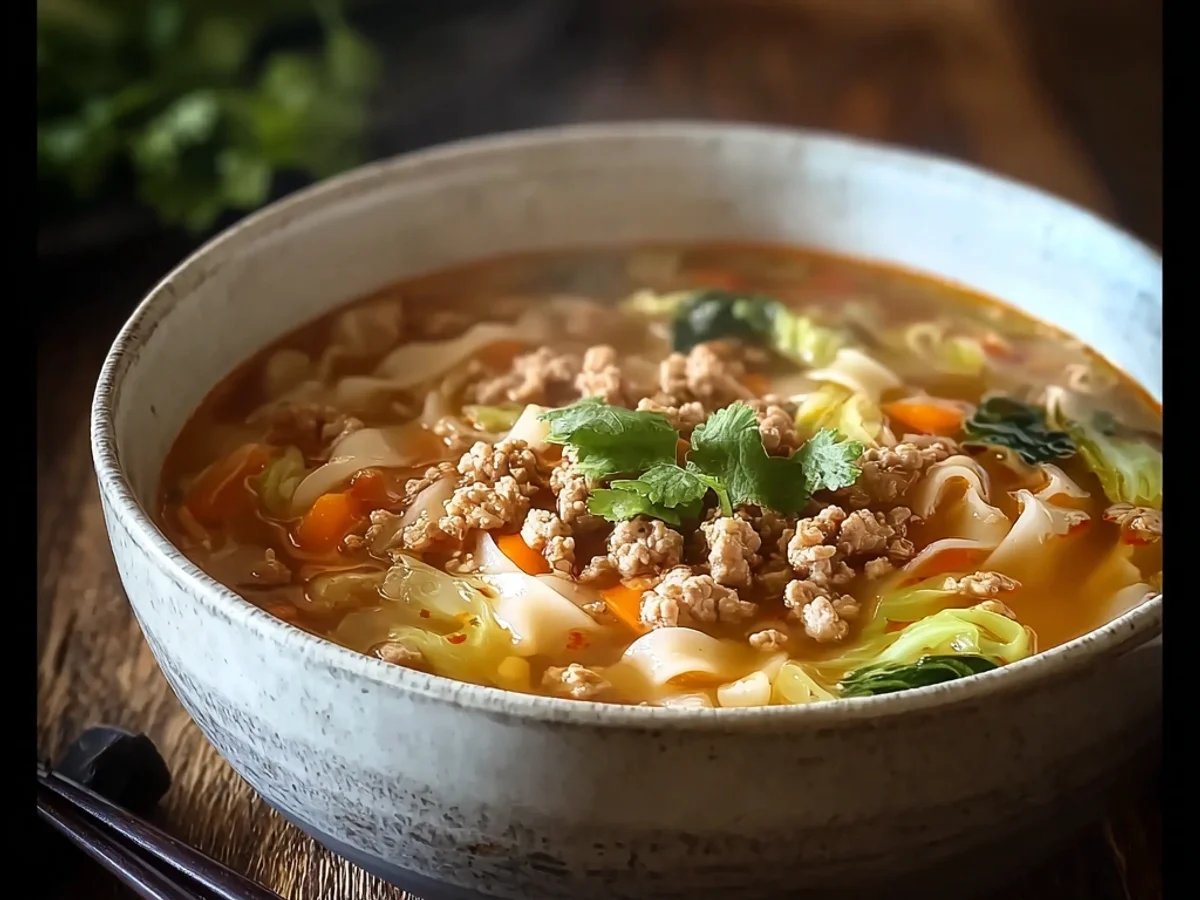 Hearty Egg Roll Soup: An Asian-Inspired Dinner Bowl - Featured Image