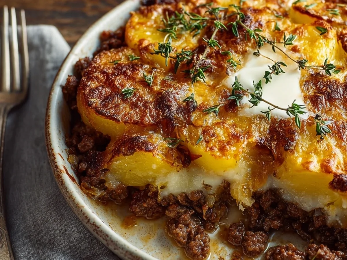 Hearty Ground Beef Potatoes Casserole: Family Dinner Win - Featured Image