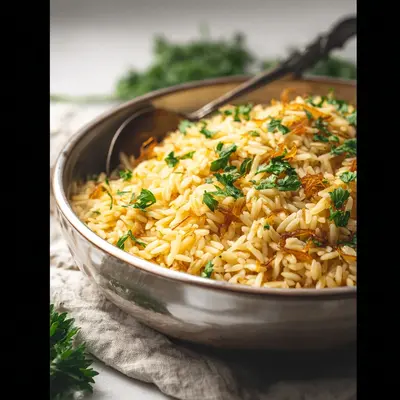 Hearty Orzo Rice Pilaf: A Simple, Flavorful Side