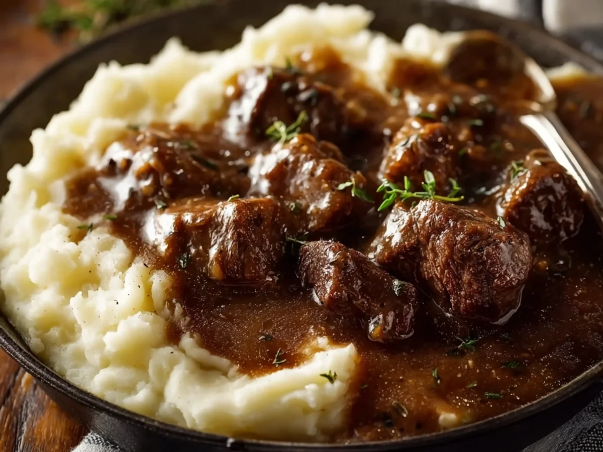Hearty Sirloin Tips in Gravy: A Family Favorite - Featured Image