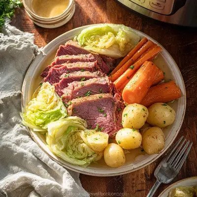 Hearty Slow Cooker Corned Beef and Cabbage Comfort