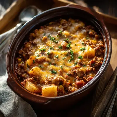 Hearty Slow Cooker Cowboy Casserole: A Family Favorite