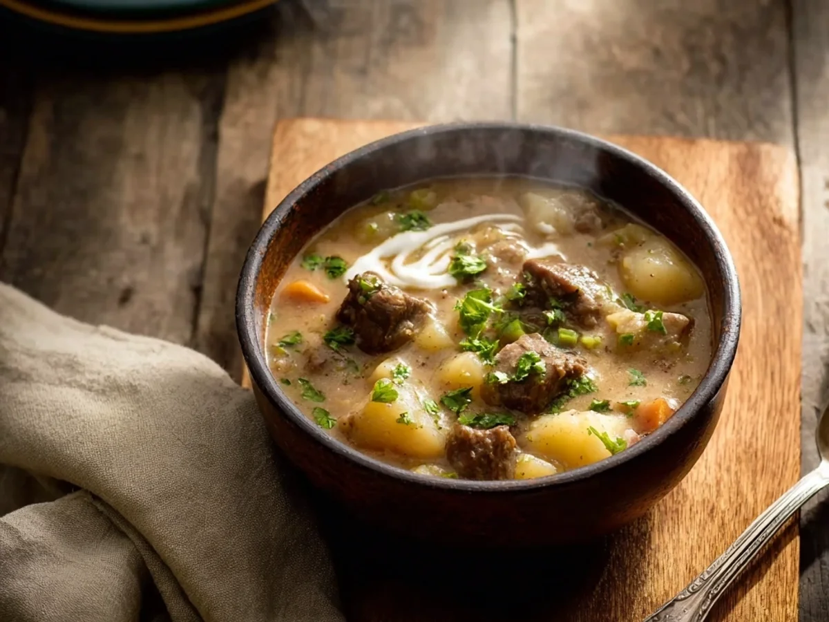 Hearty Steak and Potato Soup Recipe: A Rustic Comfort Bowl - Featured Image