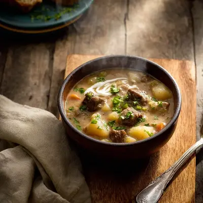 Hearty Steak and Potato Soup Recipe: A Rustic Comfort Bowl