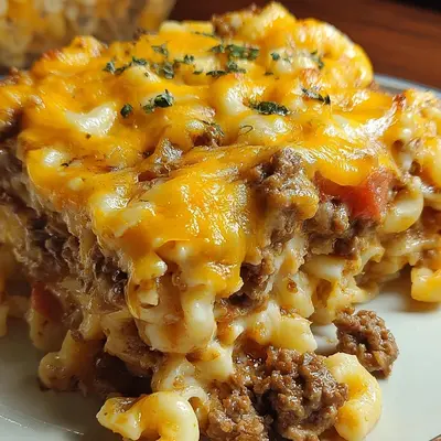 Homestyle Cheesy Hamburger Casserole: Quick Weeknight Dinner