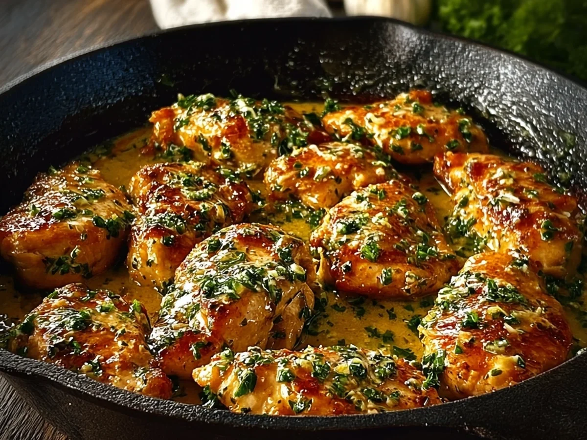 Homestyle Garlic Butter Chicken Skillet - Featured Image