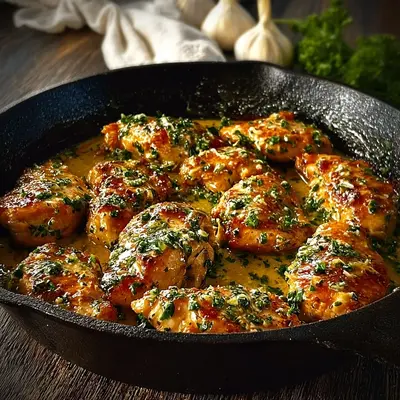 Homestyle Garlic Butter Chicken Skillet