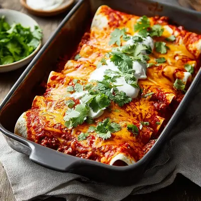 Homestyle Ground Beef Enchiladas: A Speedy Weeknight Meal