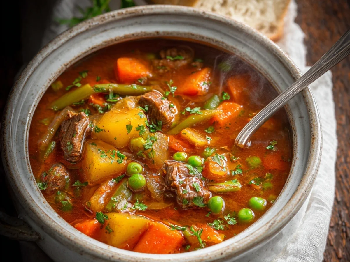 Homestyle Hearty Vegetable Beef Soup: My Family's Comfort - Featured Image