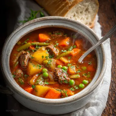 Homestyle Hearty Vegetable Beef Soup: My Family's Comfort