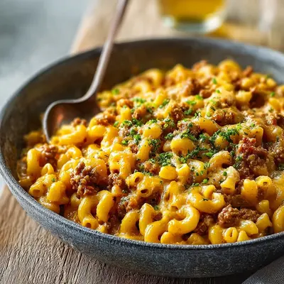 Homestyle One Pot Cheeseburger Macaroni Recipe