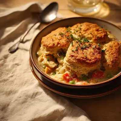 Homestyle Red Lobster Biscuit Chicken Pot Pie