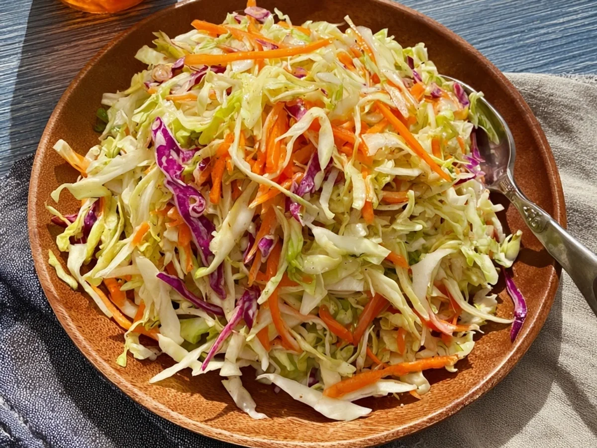 Homestyle Vinegar Oil Coleslaw: Tangy & Fresh - Featured Image