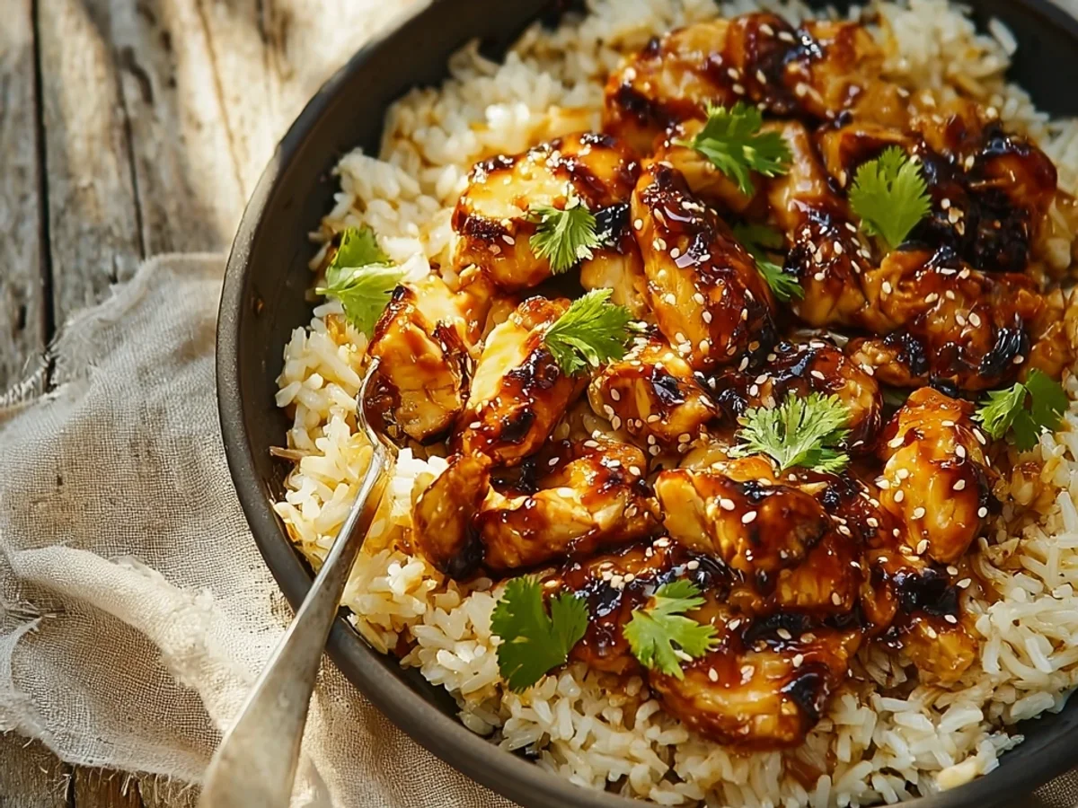 Honey BBQ Chicken Rice: Quick Weeknight Meal - Featured Image