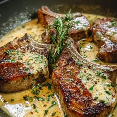 Lamb Chops in Creamy Garlic Sauce: A Weeknight Treat