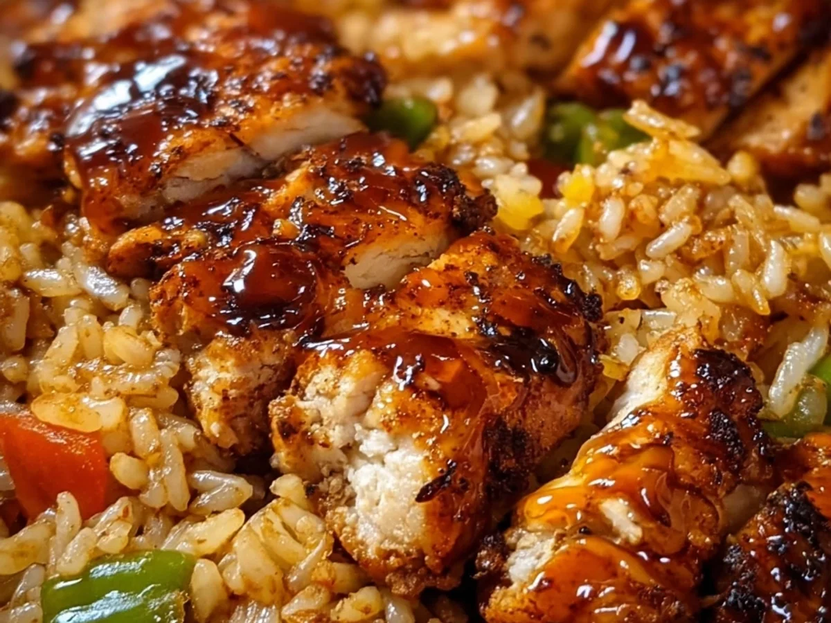 One-Pan Honey BBQ Chicken Rice: Easy Weeknight Meal - Featured Image