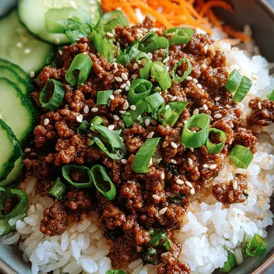 Quick & Easy Korean Ground Beef Bowl: My Weeknight Favorite
