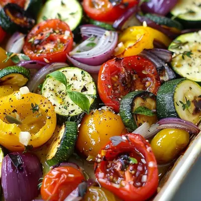 Quick & Easy One Pan Greek Vegetables