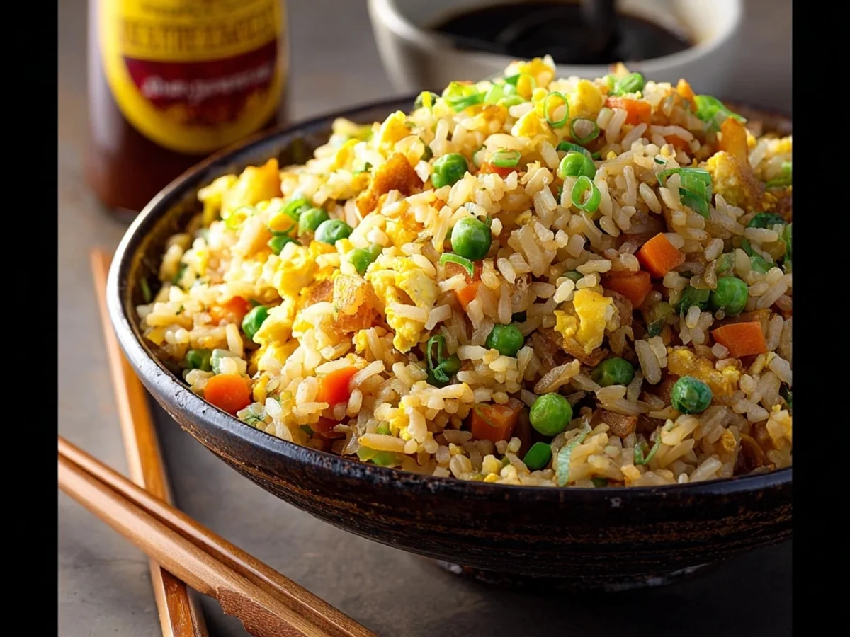 Quick Skillet Better Than Takeout Fried Rice - Featured Image