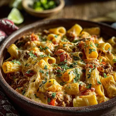 Rotel Pasta Fiesta: Creamy Cheesy Tex-Mex Delight