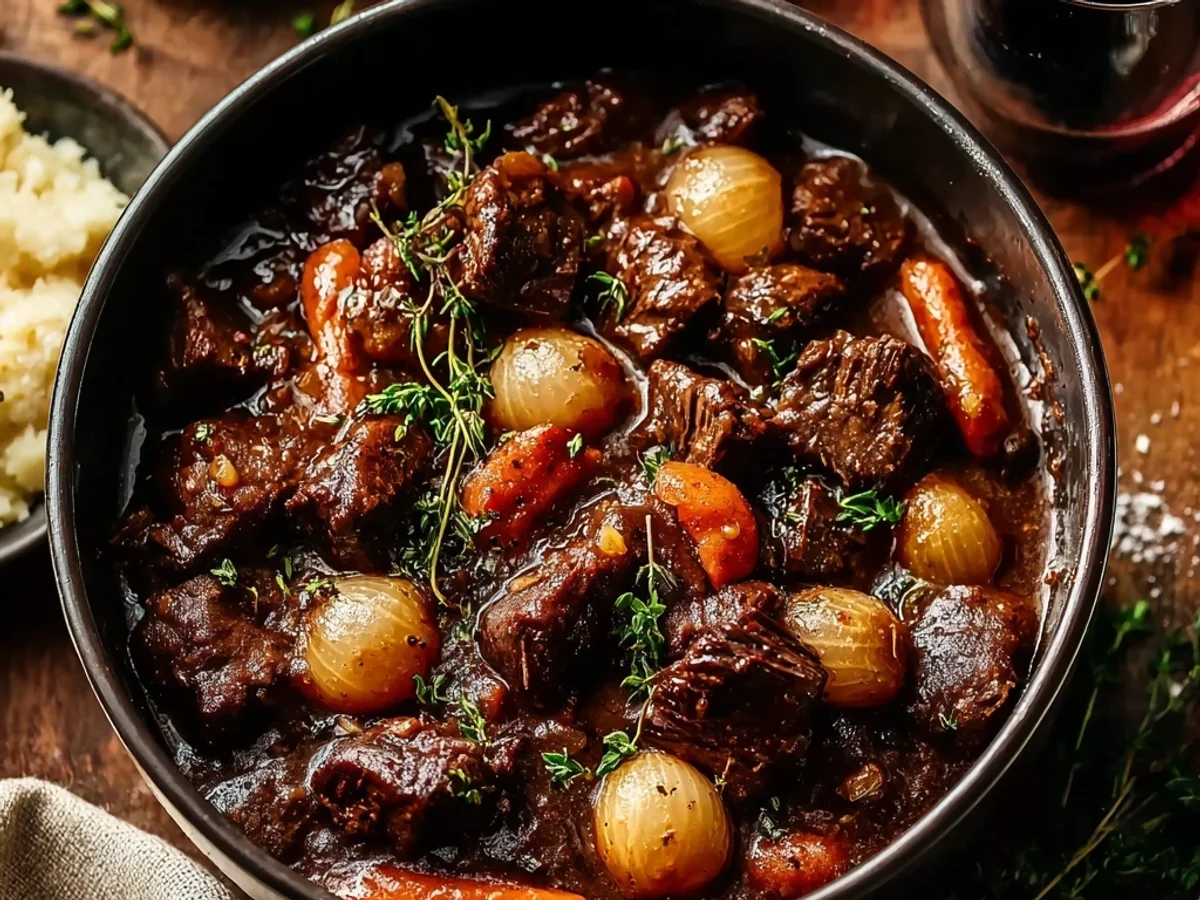 Rustic Beef Bourguignon: A French Countryside Stew - Featured Image