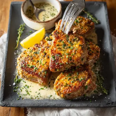 Savory Cheddar Ranch Lamb Chops Recipe