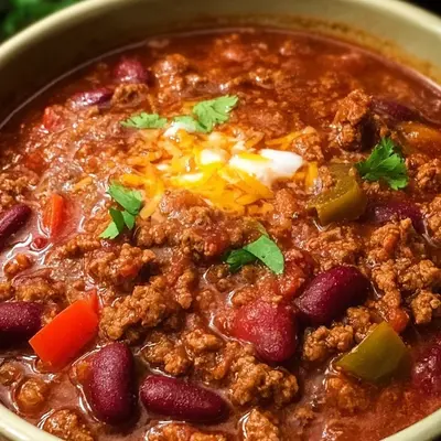 Slow Cooker Beef Chili: Easy Hearty Dinner Recipe