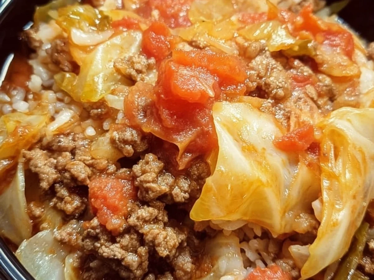 Slow Cooker Unstuffed Cabbage Rolls: Easy Weeknight Meal - Featured Image