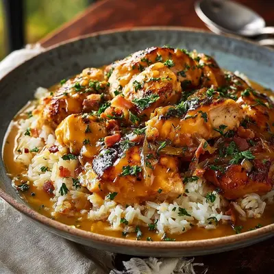 Smothered Chicken and Rice: Simple Homestyle Meal