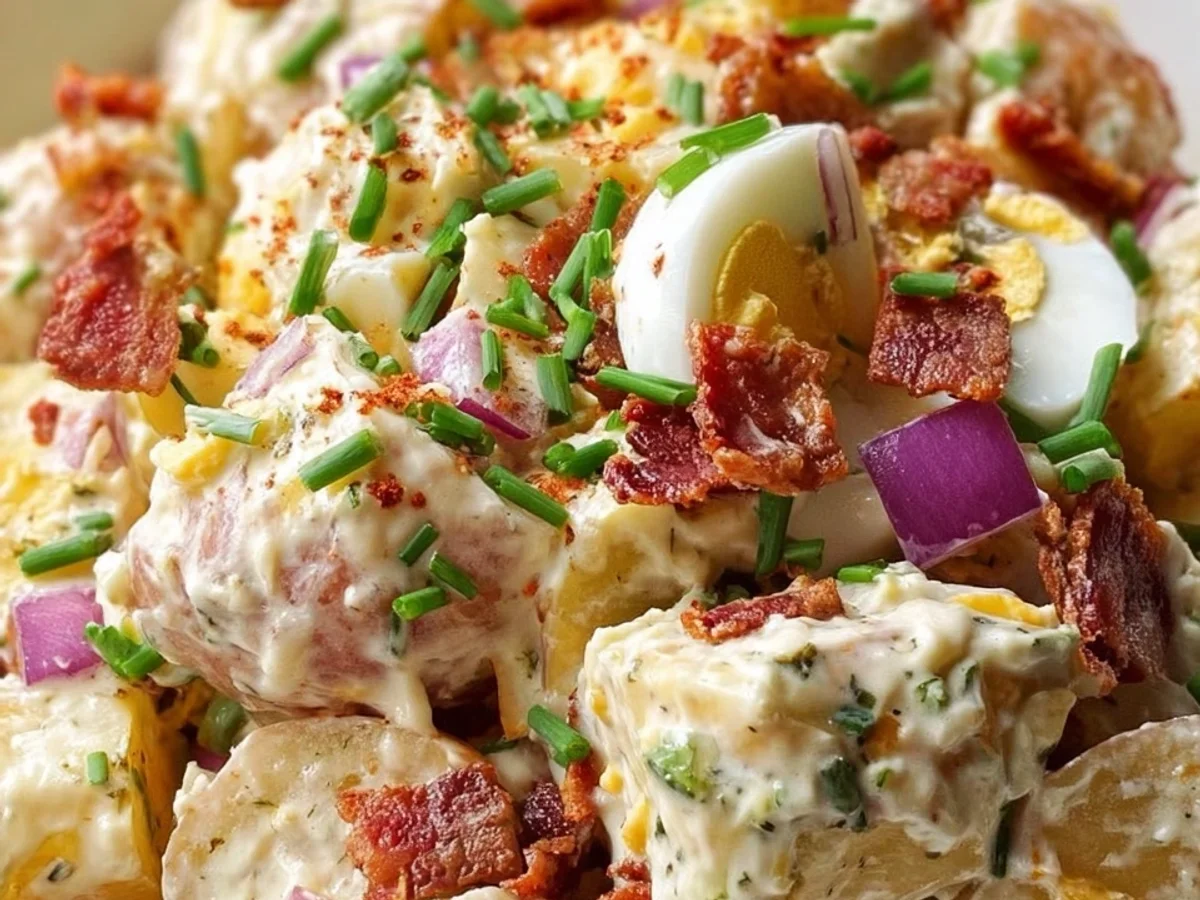 Steakhouse Potato Salad: Creamy Side Dish Recipe - Featured Image
