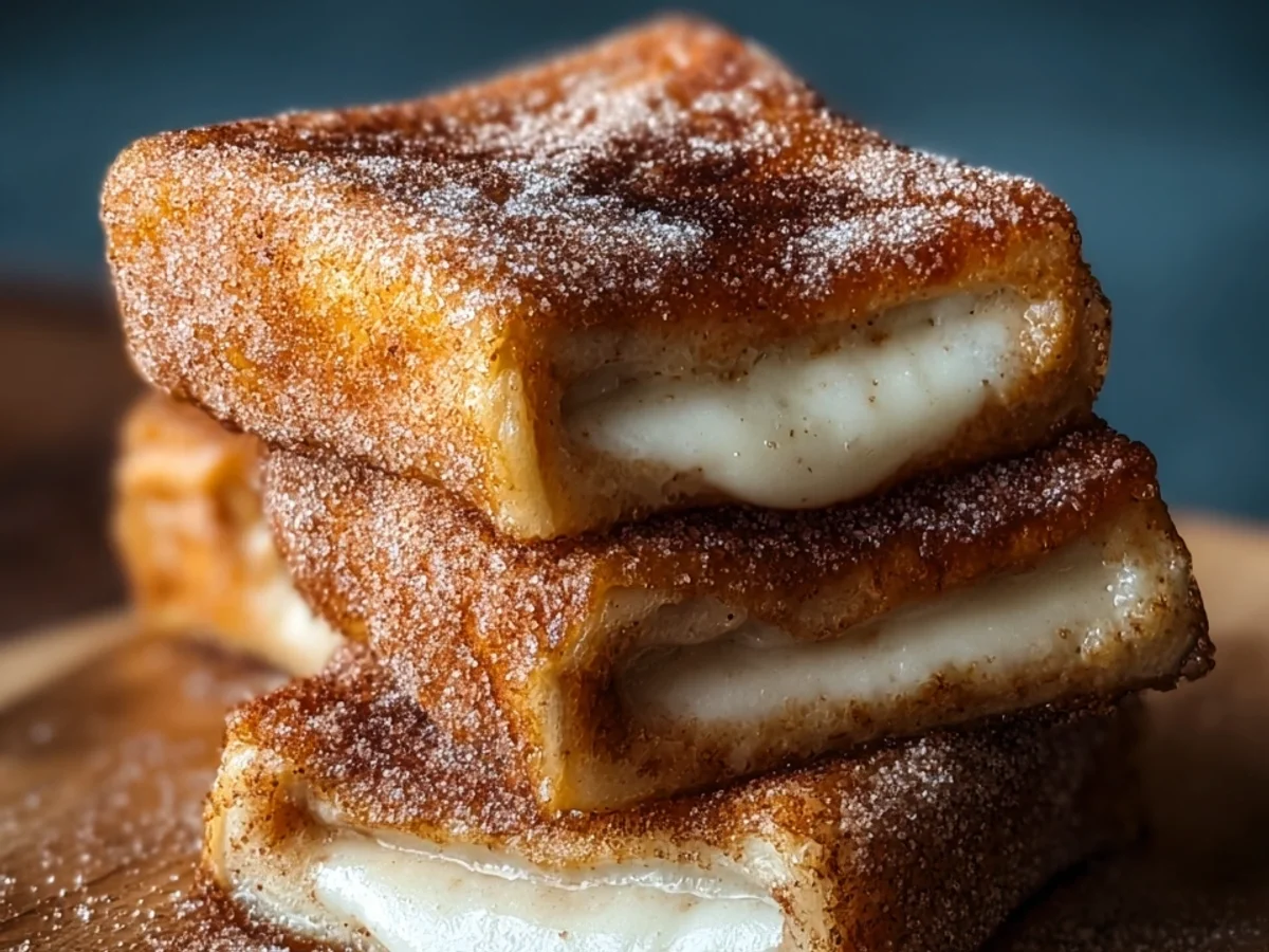 Sweet Cinnamon Sugar Churro Stuffed French Toast - Featured Image