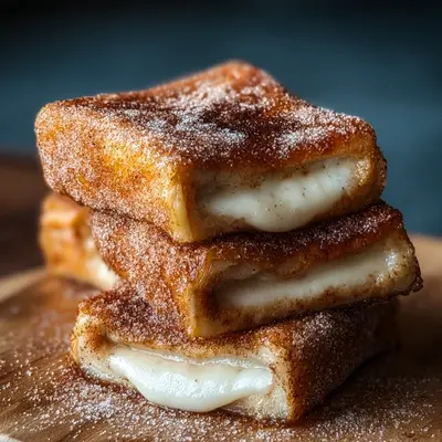 Sweet Cinnamon Sugar Churro Stuffed French Toast