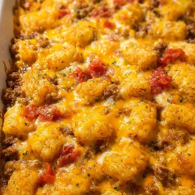 Taco Tater Tot Casserole: Speedy Weeknight Bake