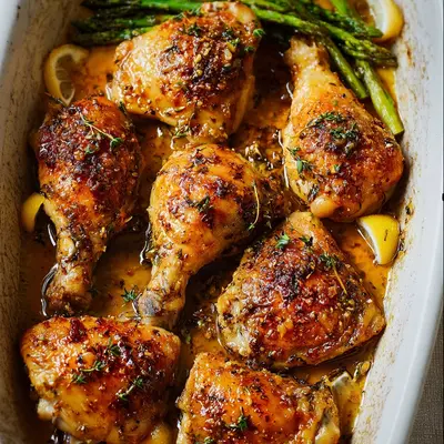 Tangy Baked Lemon Butter Chicken