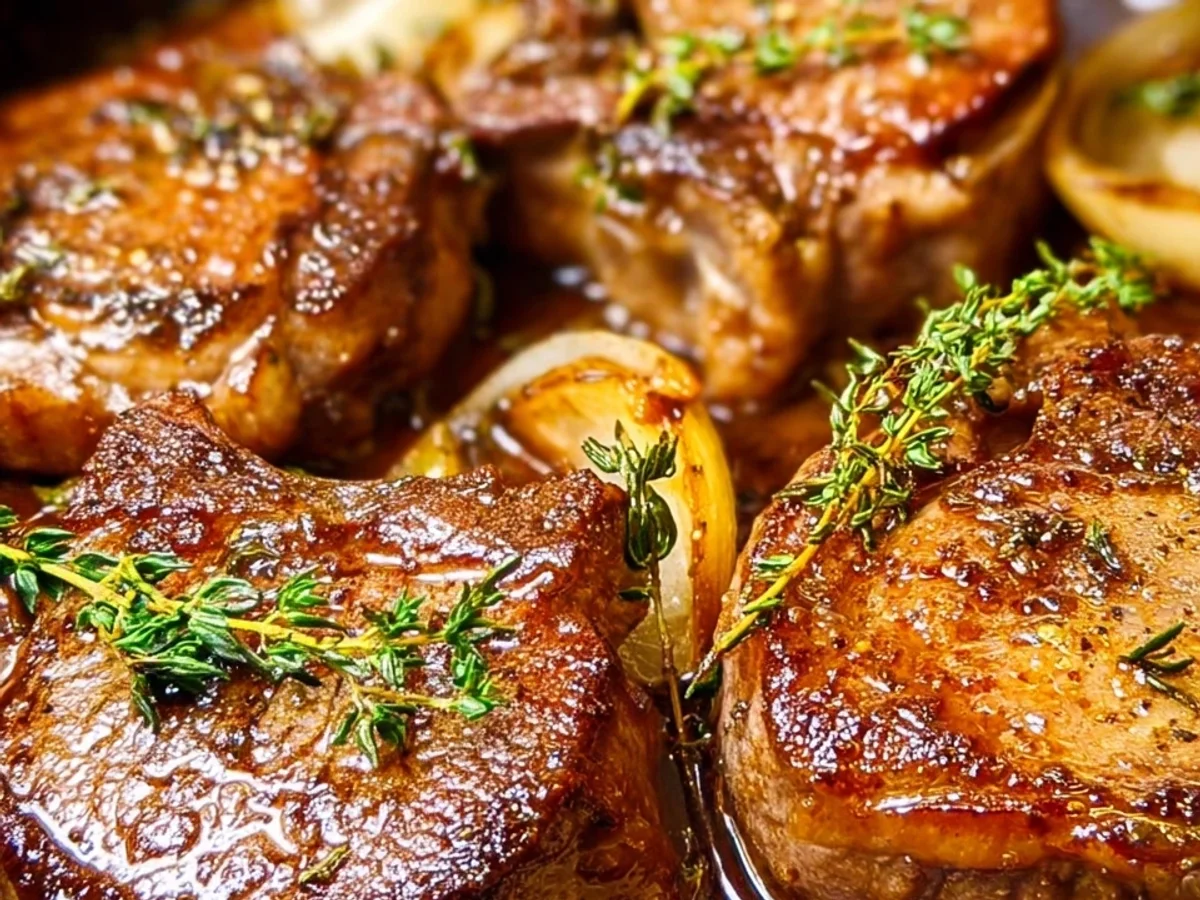Tender Apple Butter Lamb Chops - Featured Image