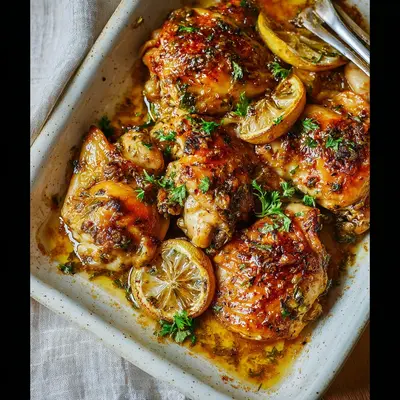 Tender Baked Lemon Butter Chicken Recipe