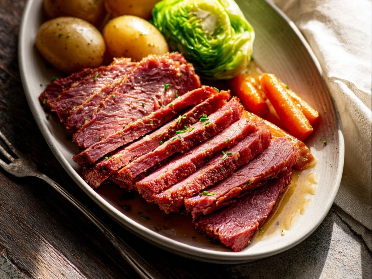 Tender Crock Pot Corned Beef: Easy Slow Cooker Meal - Featured Image